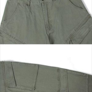 Concert Outfit Vintage Washed Distressed Cargo Pants