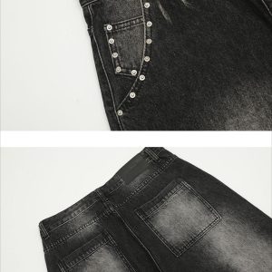 Concert Outfit Vintage Washed Distressed Jeans