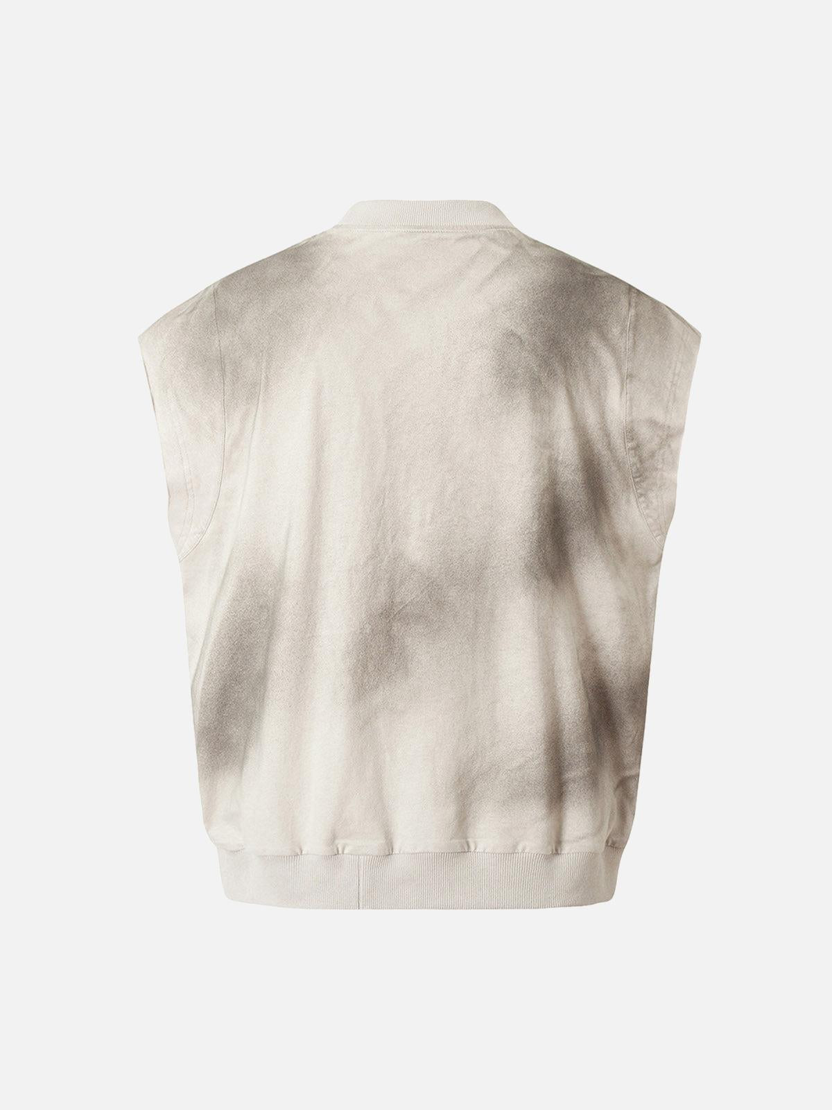 Concert Outfit Vintage Washed Graphic Distressed Vest Concert Outfit Vintage Washed Graphic Distressed Vest