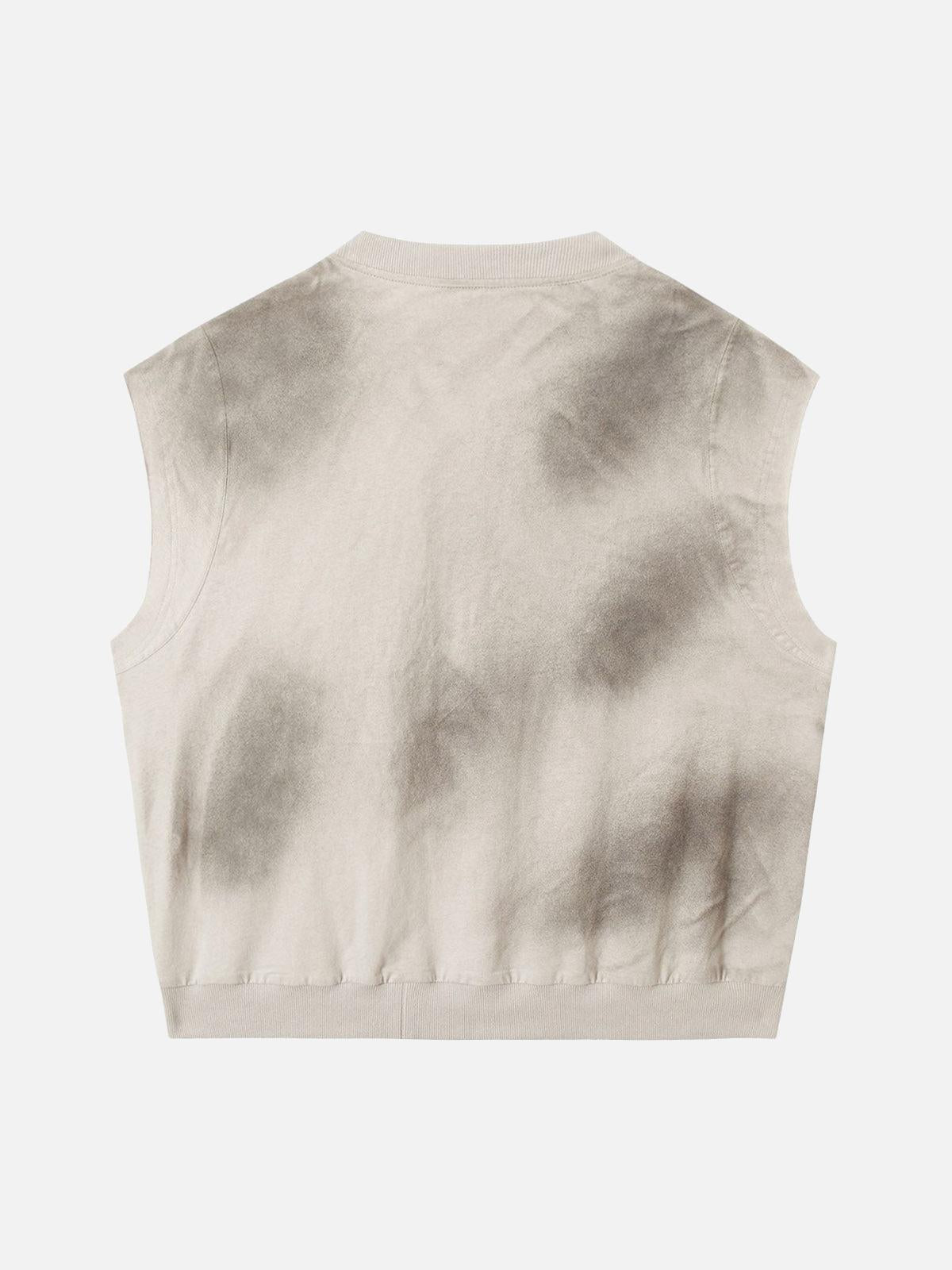 Concert Outfit Vintage Washed Graphic Distressed Vest Concert Outfit Vintage Washed Graphic Distressed Vest