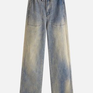 Concert Outfit Vintage Washed Jeans