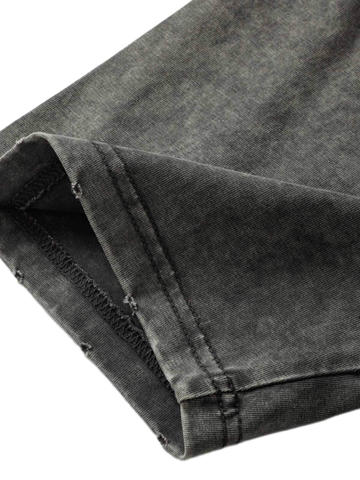 Concert Outfit Vintage Washed Multi-Pocket T-Shirt Concert Outfit Vintage Washed Multi-Pocket T-Shirt