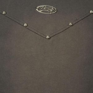 Concert Outfit Vintage Washed Stitching Rivets T-Shirt