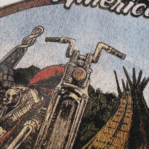 Concert Outfit Vintage Washed Worn Loose Print Hoodie