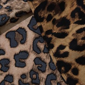 Concert Outfit Vintage Wild Leopard Print Button-Up Shirt