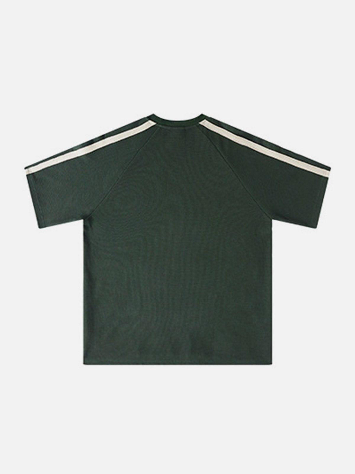 Concert Outfit Waffle Stripes Tee Concert Outfit Waffle Stripes Tee