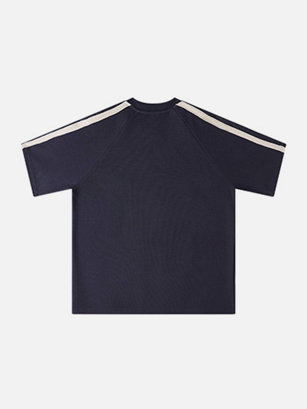 Concert Outfit Waffle Stripes Tee Concert Outfit Waffle Stripes Tee