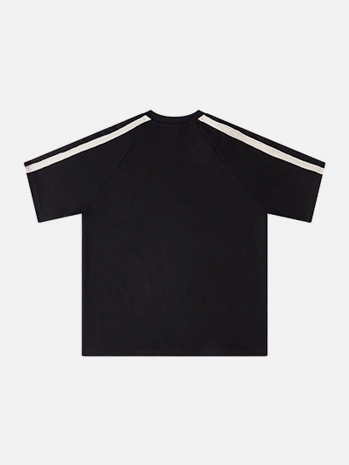 Concert Outfit Waffle Stripes Tee Concert Outfit Waffle Stripes Tee