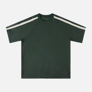 Concert Outfit Waffle Stripes Tee