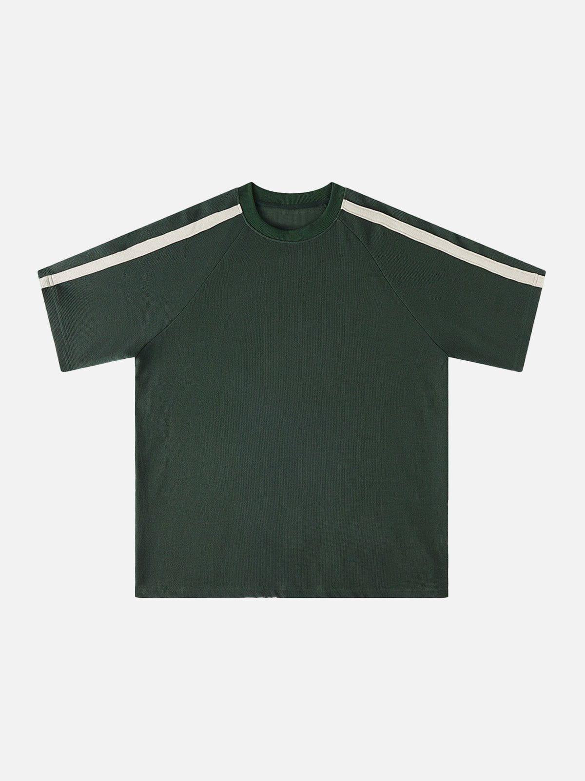 Concert Outfit Waffle Stripes Tee Concert Outfit Waffle Stripes Tee