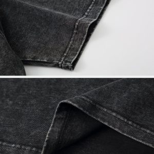 Concert Outfit Washed Alphabet Print Tee