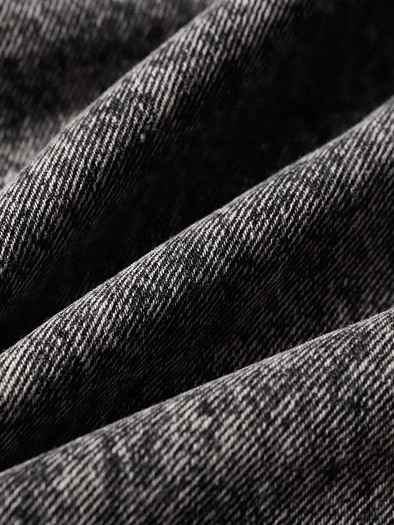 Concert Outfit Washed And Distressed Multi-Pocket Jeans Concert Outfit Washed And Distressed Multi-Pocket Jeans