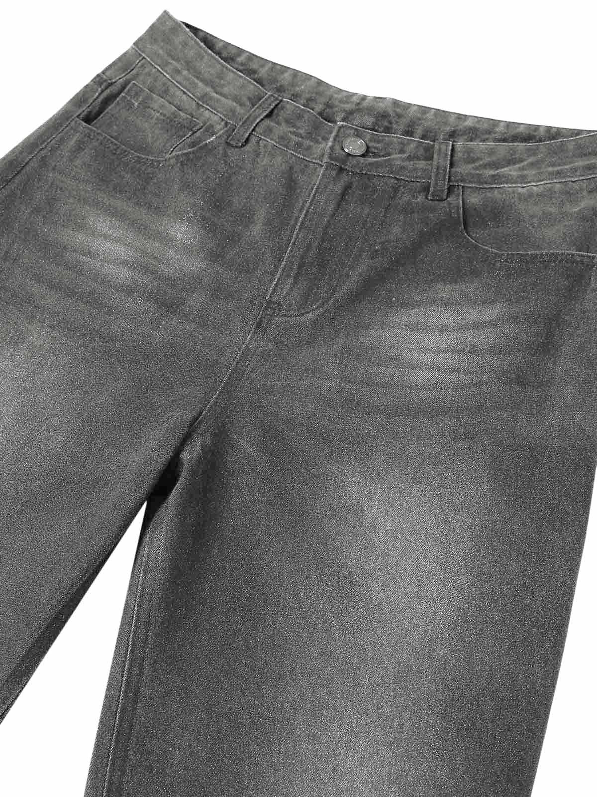 Concert Outfit Washed Batik Straight Jeans Concert Outfit Washed Batik Straight Jeans