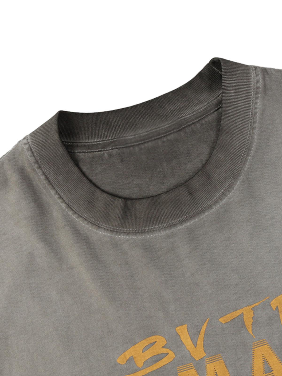 Concert Outfit Washed Blamacar Graphic T-Shirt Concert Outfit Washed Blamacar Graphic T-Shirt