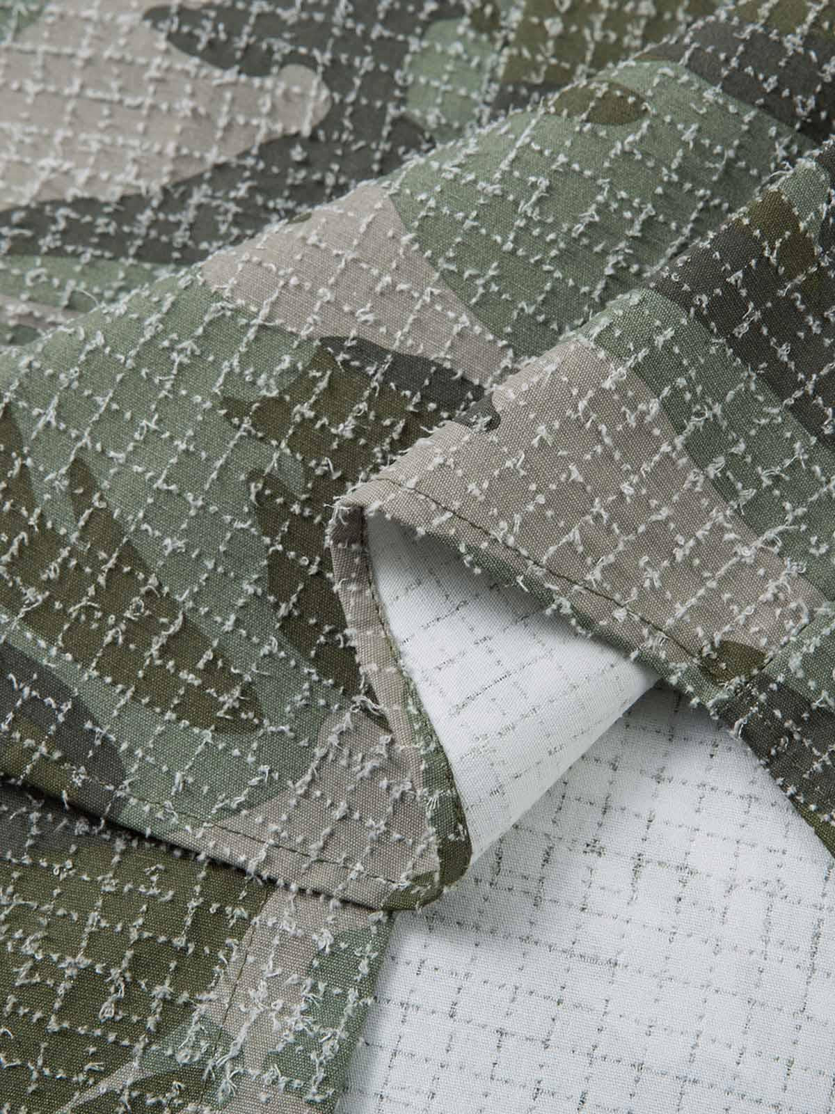 Concert Outfit Washed Brushed Camouflage Short Sleeve Shirt Concert Outfit Washed Brushed Camouflage Short Sleeve Shirt