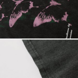 Concert Outfit Washed Butterfly Graphic Tee