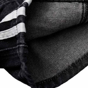 Concert Outfit Washed Cargo Denim Shorts