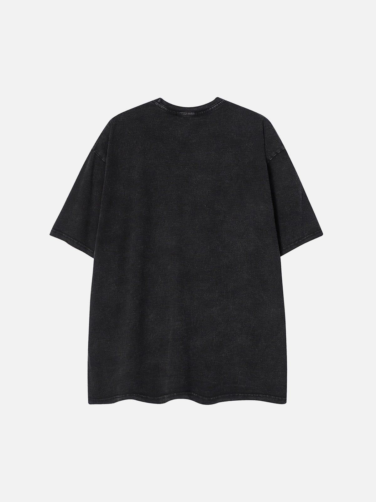 Concert Outfit Washed Character Print Tee Concert Outfit Washed Character Print Tee