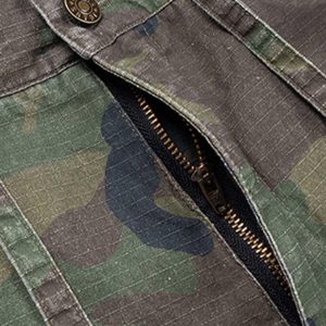 Concert Outfit Washed Destroyed Camouflage Drawstring Cargo Shorts