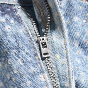 Concert Outfit Washed Diamond Print Jeans