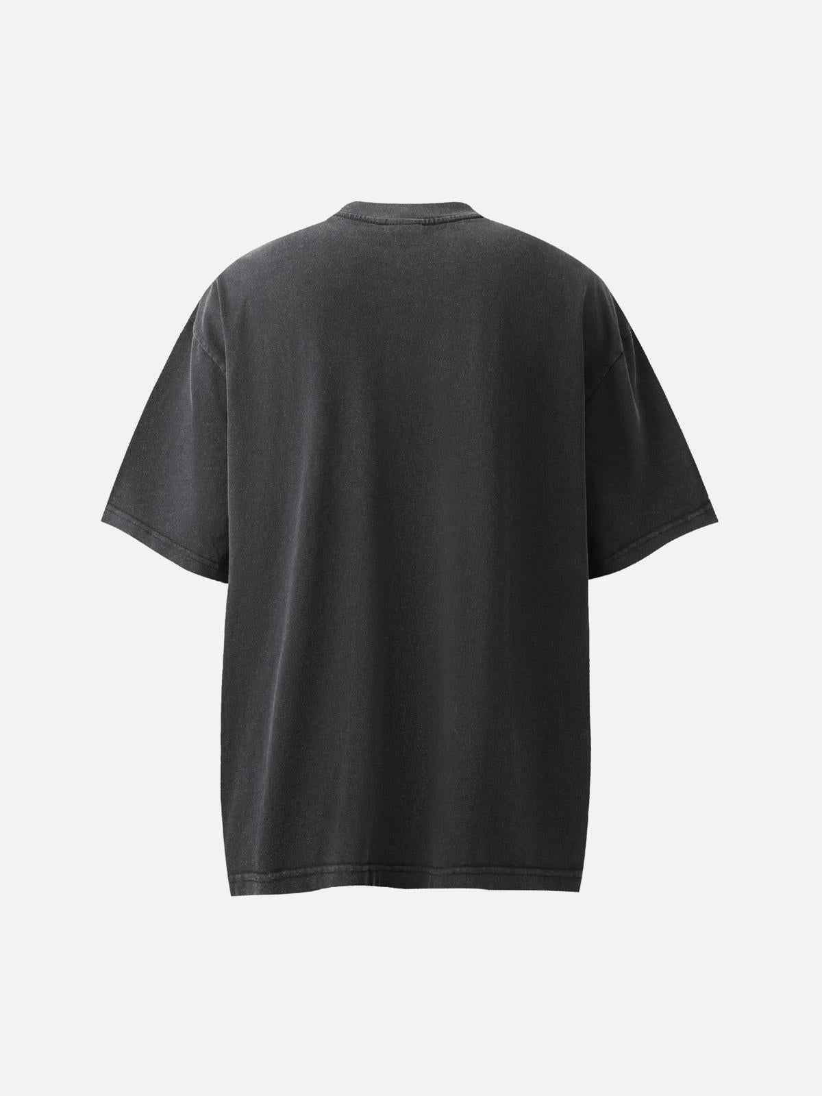 Concert Outfit Washed Digital Art Street Rap T-Shirt Concert Outfit Washed Digital Art Street Rap T-Shirt