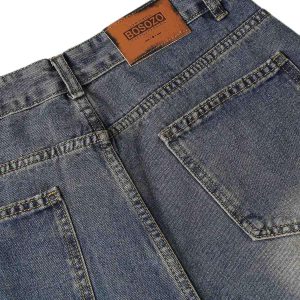 Concert Outfit Washed Distressed Baggy Jeans