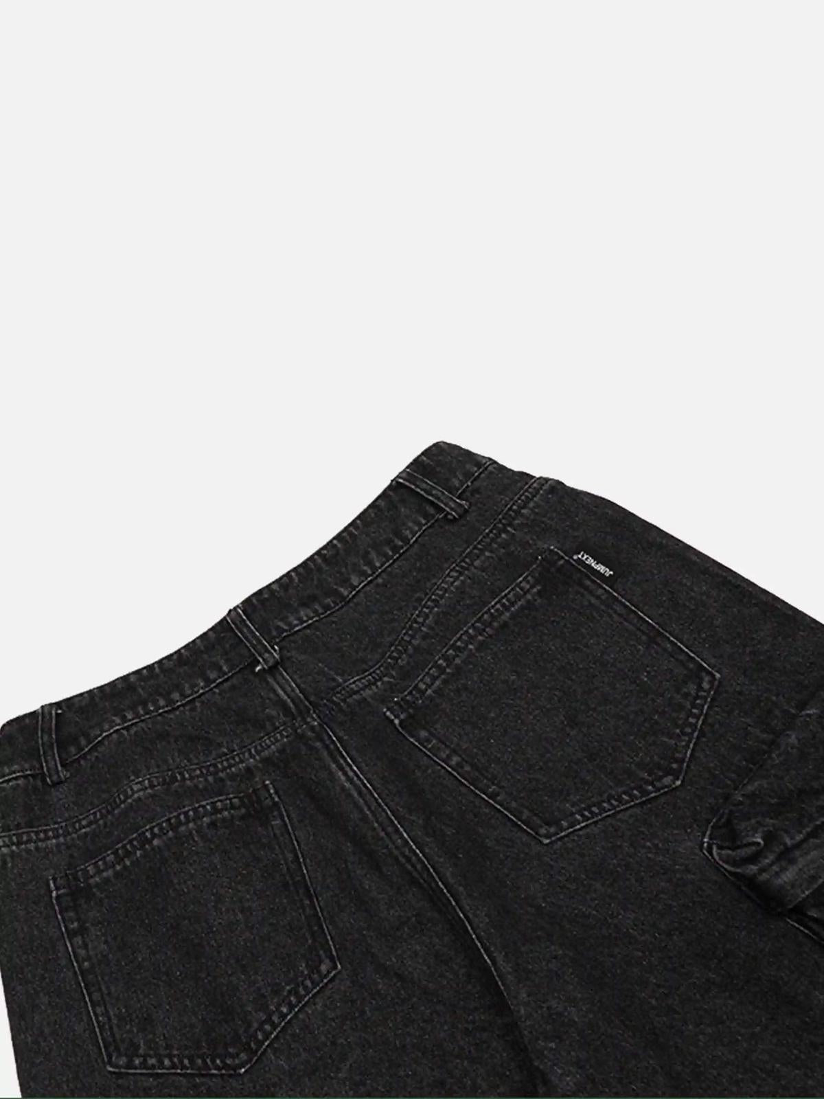 Concert Outfit Washed Distressed Cargo Pocket Jeans Concert Outfit Washed Distressed Cargo Pocket Jeans