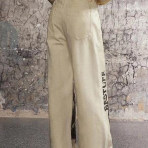 Concert Outfit Washed Distressed Doberman Graffiti Sweatpants