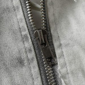 Concert Outfit Washed Distressed Fur Hooded Jacket