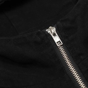 Concert Outfit Washed Distressed Patchwork Work Hooded Jacket