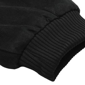 Concert Outfit Washed Distressed Patchwork Work Hooded Jacket