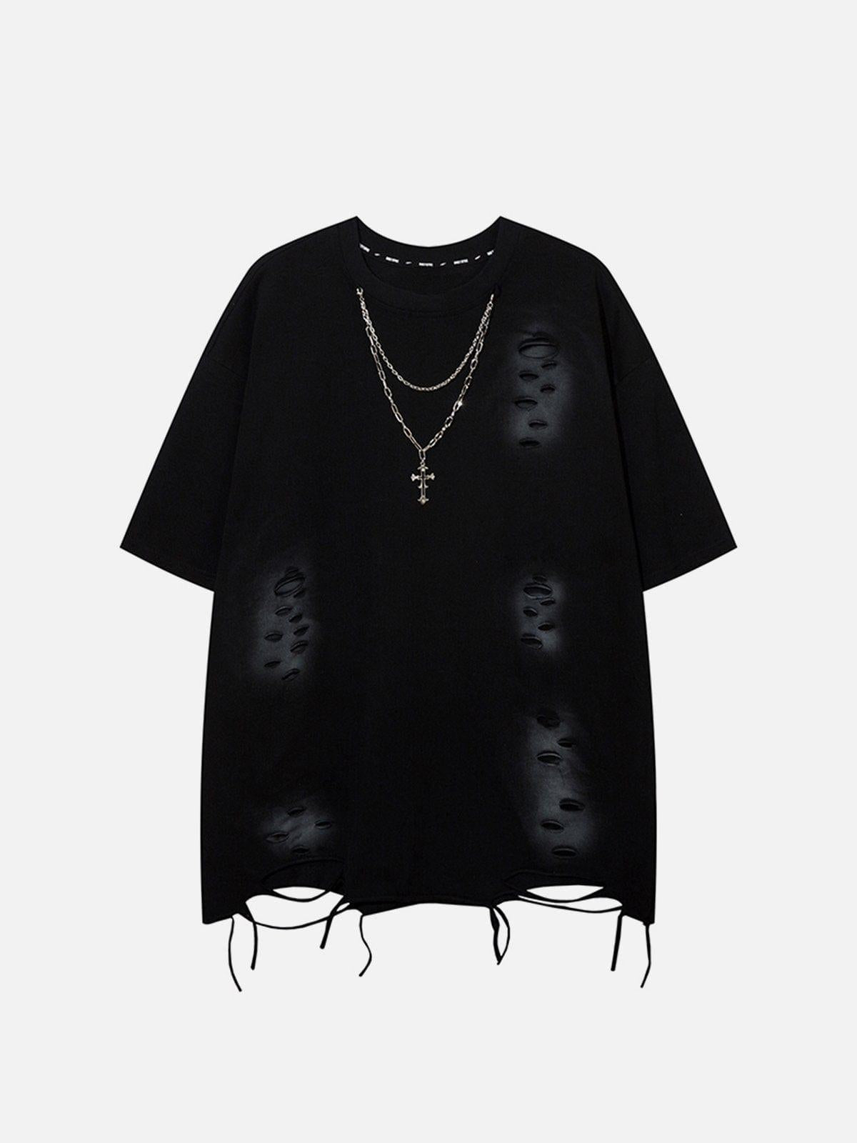 Concert Outfit Washed Distressed Tee Concert Outfit Washed Distressed Tee