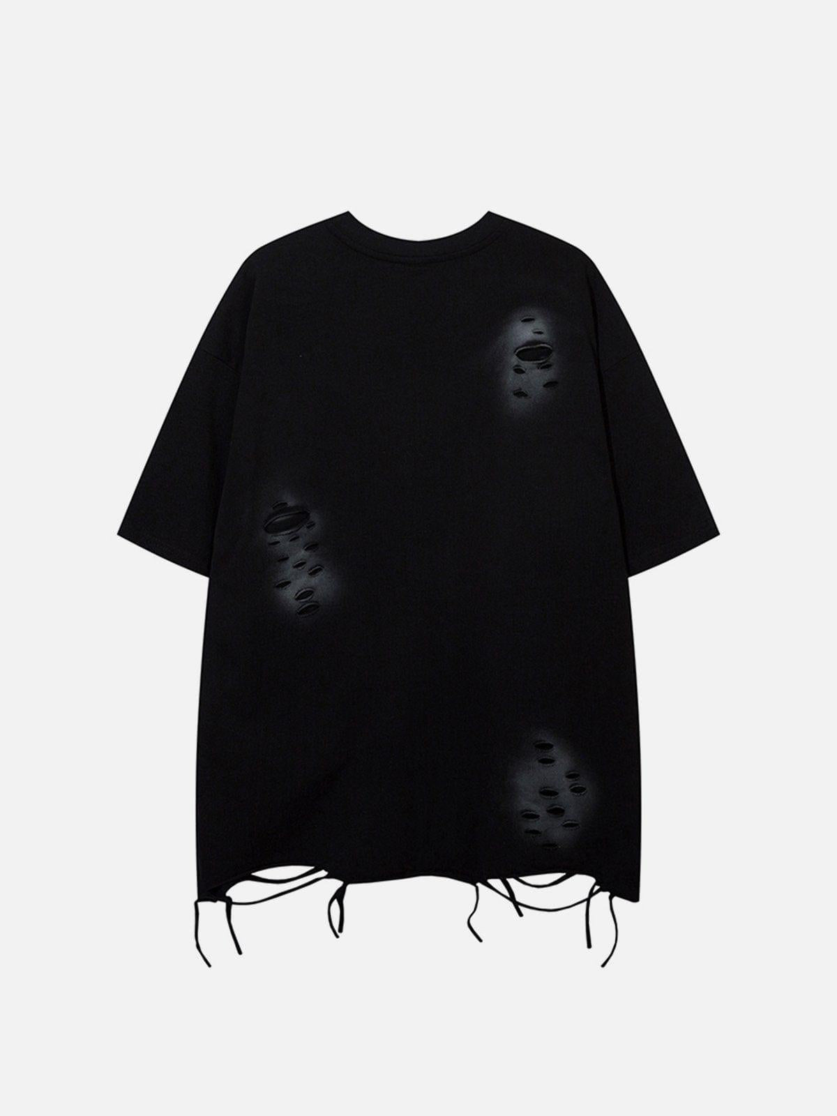 Concert Outfit Washed Distressed Tee Concert Outfit Washed Distressed Tee