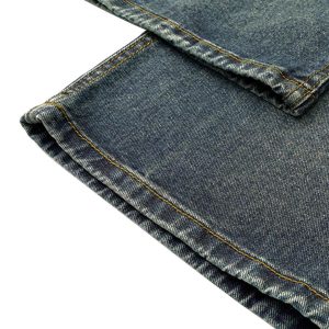 Concert Outfit Washed Distressed Waistband Straight Jeans