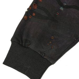 Concert Outfit Washed Distressed Zipper Hooded Jacket