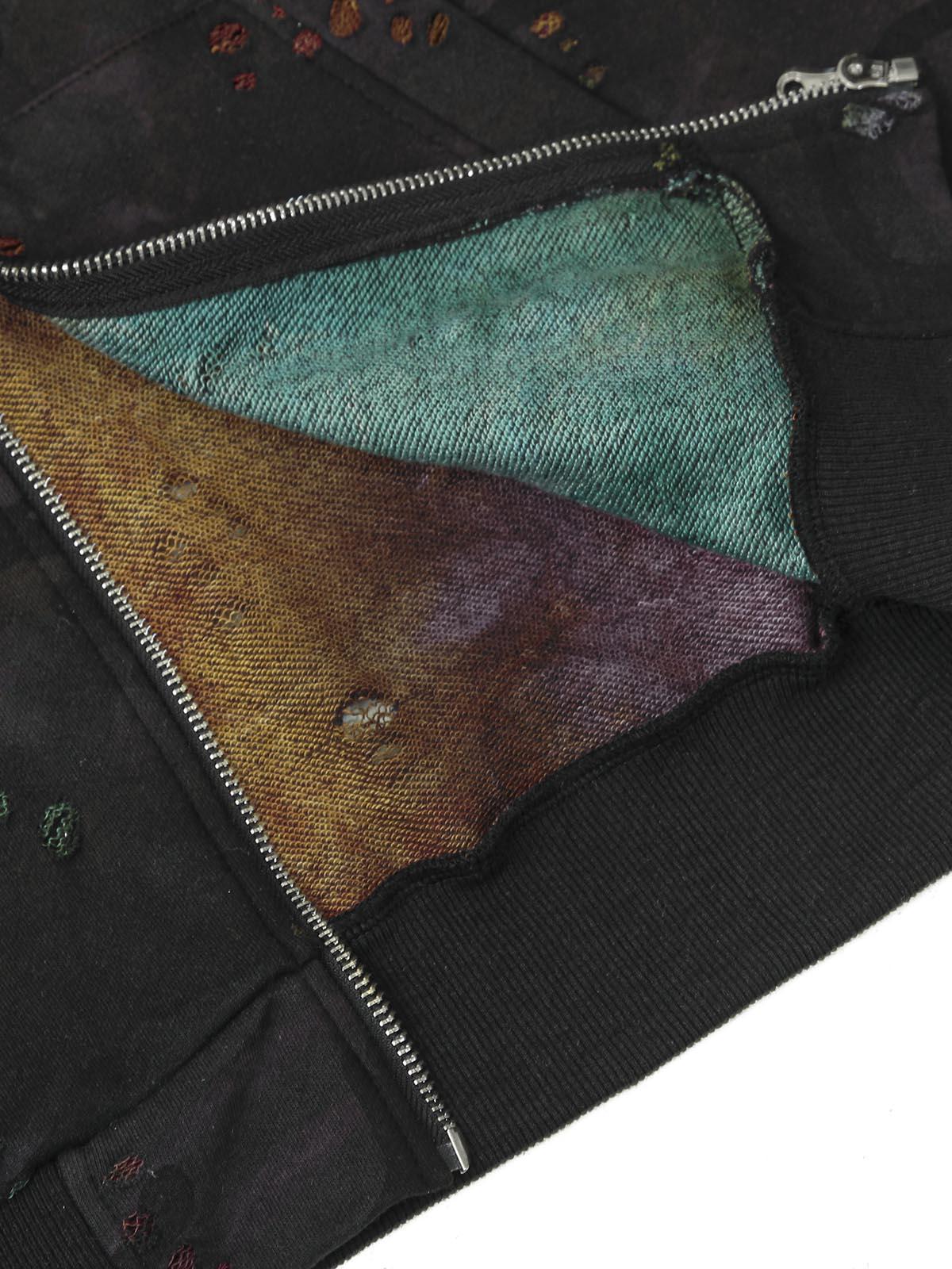 Concert Outfit Washed Distressed Zipper Hooded Jacket Concert Outfit Washed Distressed Zipper Hooded Jacket