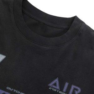 Concert Outfit Washed Edge Long Sleeve T-Shirt