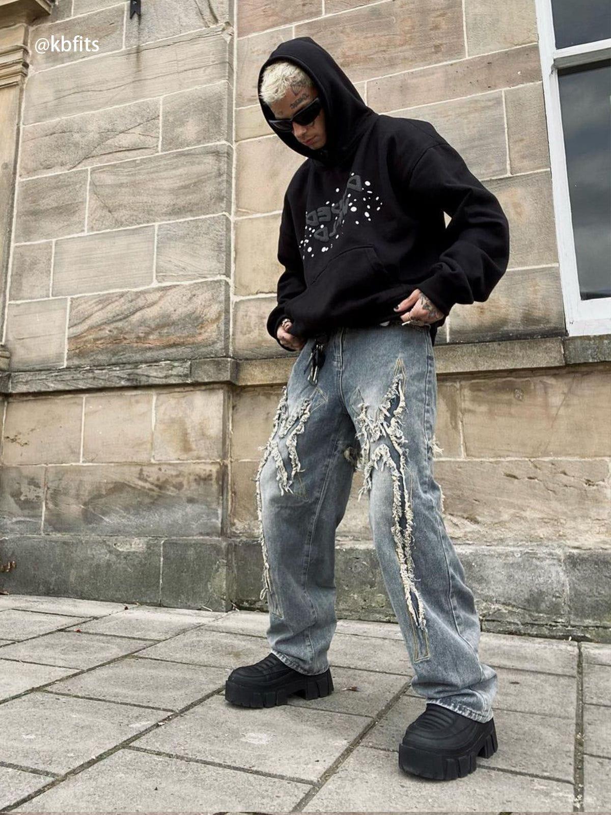 Concert Outfit Washed Fringe Jeans Concert Outfit Washed Fringe Jeans