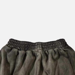 Concert Outfit Washed Gradient Drawstring Sweatpants