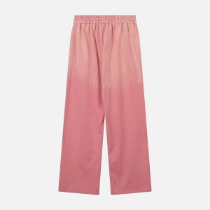Concert Outfit Washed Gradient Drawstring Sweatpants