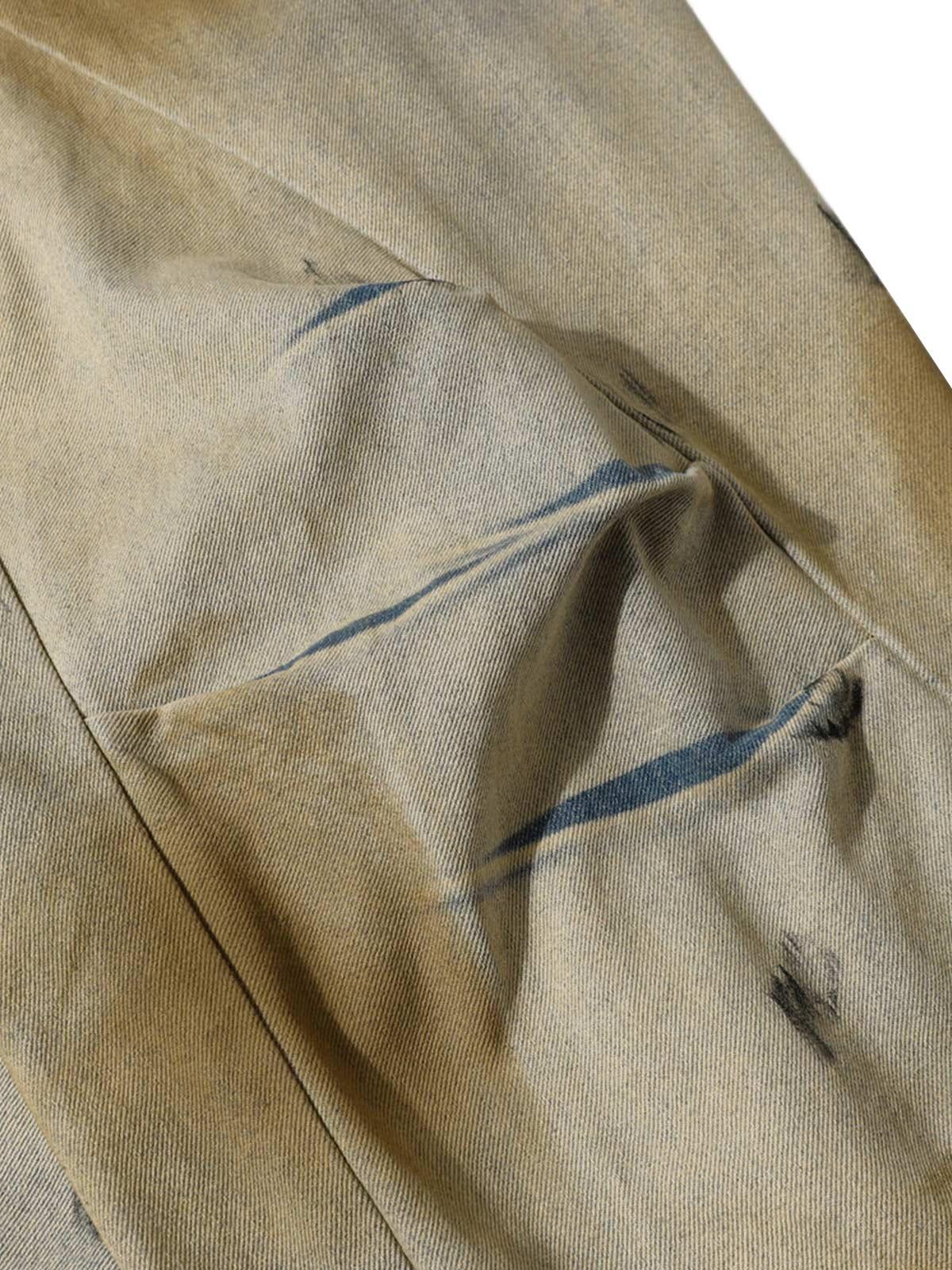 Concert Outfit Washed Graffiti Spray Paint Barrel Jeans Concert Outfit Washed Graffiti Spray Paint Barrel Jeans