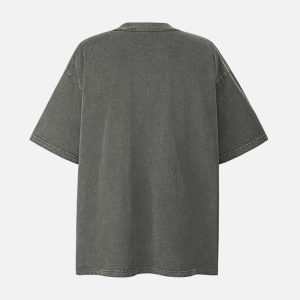 Concert Outfit Washed Graphic Crew Neck T-Shirt