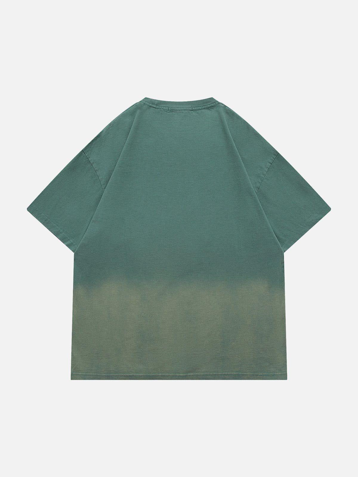 Concert Outfit Washed Graphic Gradient Tee Concert Outfit Washed Graphic Gradient Tee