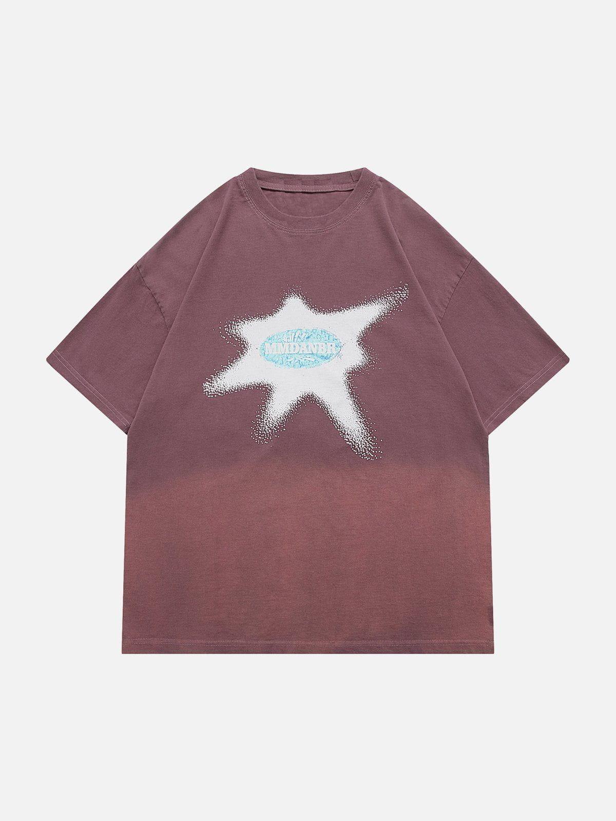 Concert Outfit Washed Graphic Gradient Tee Concert Outfit Washed Graphic Gradient Tee