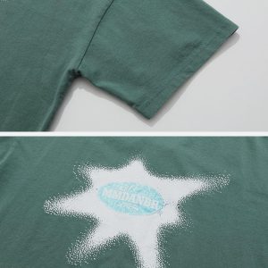 Concert Outfit Washed Graphic Gradient Tee