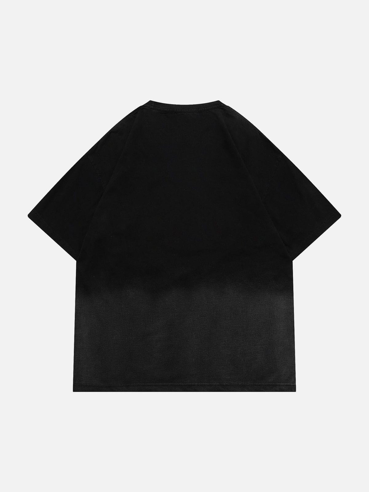 Concert Outfit Washed Graphic Gradient Tee Concert Outfit Washed Graphic Gradient Tee