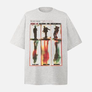 Concert Outfit Washed Graphics Oversized T-Shirt