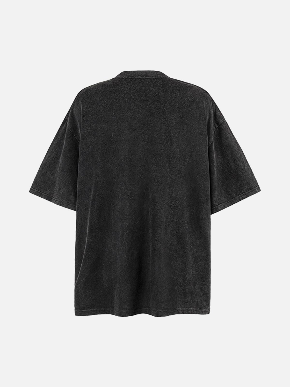 Concert Outfit Washed Graphics Oversized T-Shirt Concert Outfit Washed Graphics Oversized T-Shirt