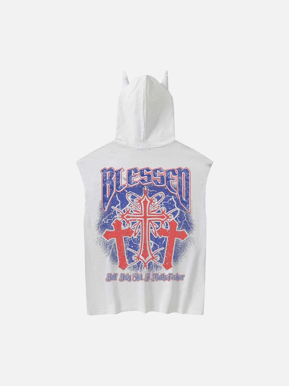 Concert Outfit Washed Hooded Cotton Undershirt Concert Outfit Washed Hooded Cotton Undershirt