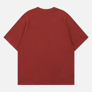 Concert Outfit Washed Letters Graphic T-Shirt